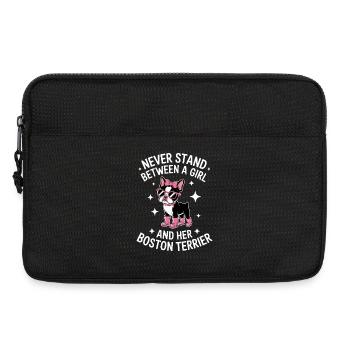 Boston Terrier Sayings Funny Terrier Gift - Laptop bag 13" - black - Front