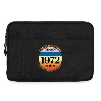 1972 Vintage Birthday Gift 72 - Laptop bag 13" - black - Front
