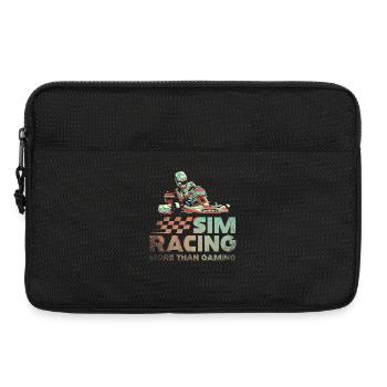 Sim Racing : plus que le jeu vidéo - Sacoche pour ordinateur portable 13 pouces - noir - Devant