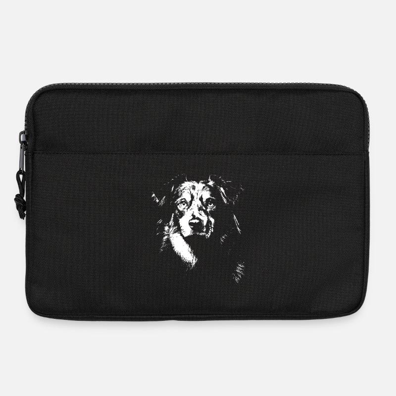 Australian Shepherd Unique T-Shirt - Laptoptasche 13" - Schwarz