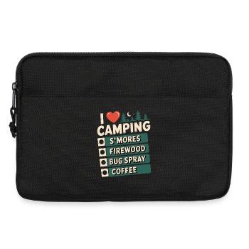 J’adore le café Smores Smores Firewood Spray Spray Bug - Sacoche pour ordinateur portable 13 pouces - noir - Devant