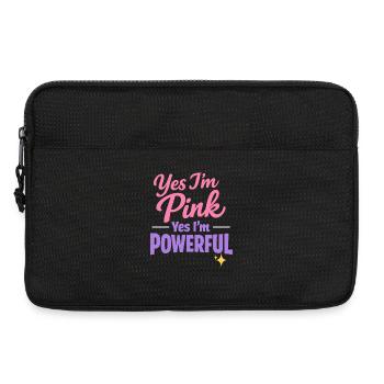 Anime Starkes Mädchen, Das Die Kraft Im - Laptoptasche 13" - Schwarz - Vorne