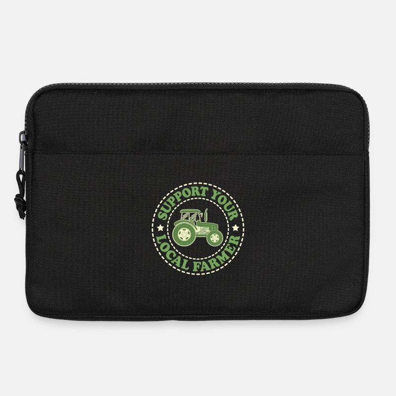 Support Your Local Farmer - Laptoptasche 13" - Schwarz
