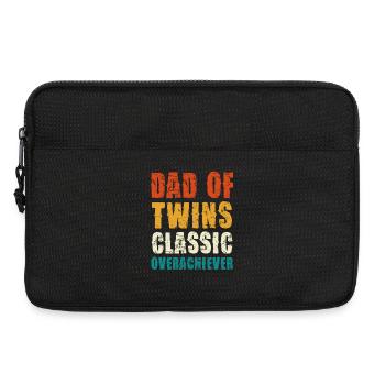 Dad of Twins Classic Overachiever - Laptoptasche 13" - Schwarz - Vorne