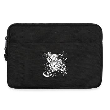 Skidoo Vibrant Schneemobil Abenteuer - Laptoptasche 13" - Schwarz - Vorne
