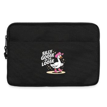 Silly Goose On The Loose - Laptop bag 13" - black - Front