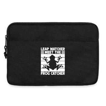 Frog Catcher Leap Matcher Meet The Catcher Frog - Laptoptasche 13" - Schwarz - Vorne