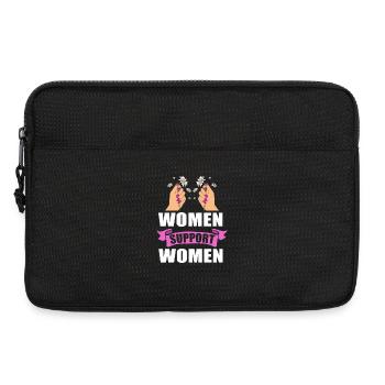 Frauentag Feminismus Feminist Feministin - Laptoptasche 13" - Schwarz - Vorne