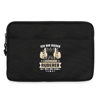 Dictons de rameur - Sacoche pour ordinateur portable 13 pouces - noir - Devant