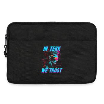 Hardtekk Tekke Ostdeutschland In Tekk We Trust - Laptoptasche 13" - Schwarz - Vorne