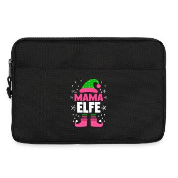 Weihnachten Familie Mutter Mama Elfe - Laptoptasche 13" - Schwarz - Vorne