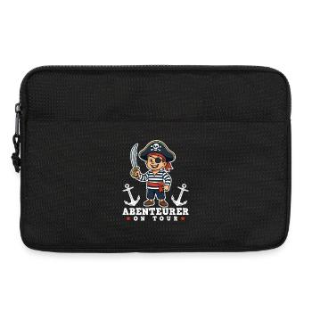 Pirate et aventurier - Sacoche pour ordinateur portable 13 pouces - noir - Devant