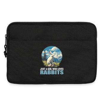 Hasen Hase - Laptoptasche 13" - Schwarz - Vorne