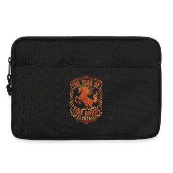 The Year Of Fire Horse 2026 Celebration Design - Laptop bag 13" - black - Front