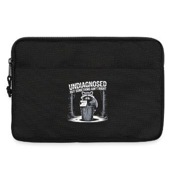 Waschbär nicht diagnostiziert, aber irgendetwas stimmt nicht - Laptoptasche 13" - Schwarz - Vorne