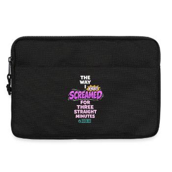 Anime Fangirl Screams Anime Reaction - Laptop bag 13" - black - Front