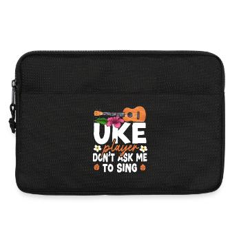 Hawaiian Ukulele Uke Uke Player - Laptop bag 13" - black - Front