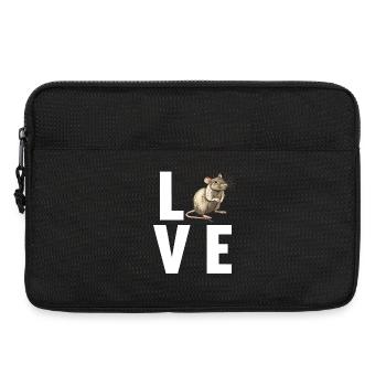 Rat Rat - Laptop bag 13" - black - Front