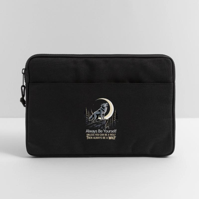Sei immer du selbst, es sei denn, du kannst ein Wolf sein Laptoptasche 13"
