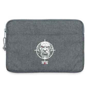 Egoshooter Target Focus Shooter Jeu de Jeux de Zombies - Sacoche pour ordinateur portable 13 pouces - gris chiné - Devant