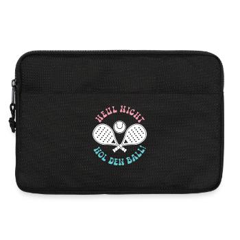 Padelspiel WEIN NICHT HOL DEN BALL! Lustiges - Laptoptasche 13" - Schwarz - Vorne