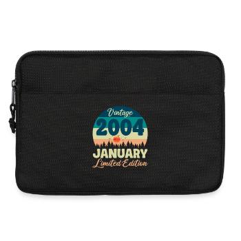 Birthday January 2004 Gift Vintage Limited - Laptop bag 13" - black - Front