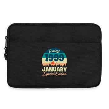 Anniversaire Janvier 1999 Cadeau Vintage Limited - Sacoche pour ordinateur portable 13 pouces - noir - Devant