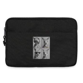känguru - Laptoptasche 13" - Schwarz - Vorne