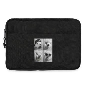 Alpaka - Laptoptasche 13" - Schwarz - Vorne