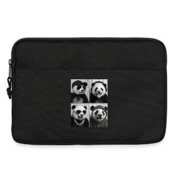 Panda - Laptoptasche 13" - Schwarz - Vorne