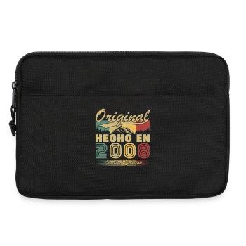 Made in 2008 Vintage Geburtstagsgeschenk - Laptoptasche 13" - Schwarz - Vorne