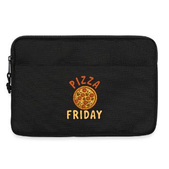 Pizza Friday Lustiges Essen Zitat Pizza Life - Laptoptasche 13" - Schwarz - Vorne