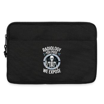 MRI Tech Radiology You Pose We Expose MRI Imaging - Laptop bag 13" - black - Front