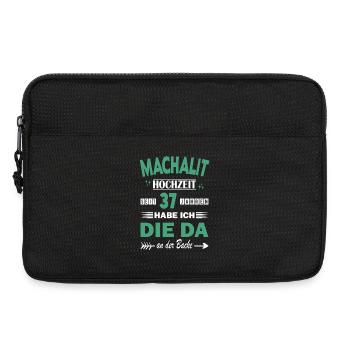 37 Years Relationship Anniversary Wedding Anniversary - Laptop bag 13" - black - Front