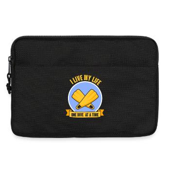 Plongeur Plongeur Snorkeling Plongeur récréatif - Sacoche pour ordinateur portable 13 pouces - noir - Devant