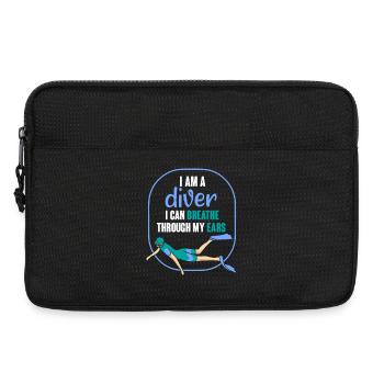 Plongeur Plongeur Snorkeling Plongeur récréatif - Sacoche pour ordinateur portable 13 pouces - noir - Devant