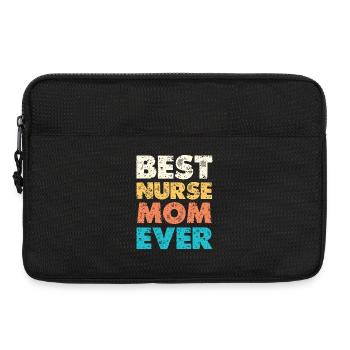 Beste Krankenschwester Mama - Laptoptasche 13" - Schwarz - Vorne