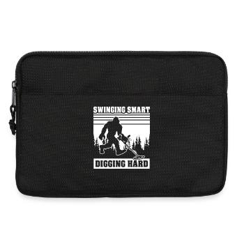 Dirt Fishing Big Foot - Laptop bag 13" - black - Front