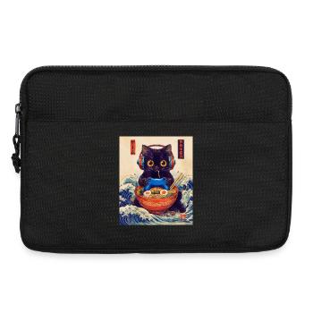 Cat Ramen Japanese Kawaii Cat Anime - Laptoptasche 13" - Schwarz - Vorne