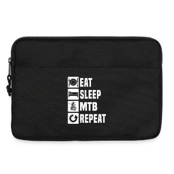 Mountainbike Fokus pur - Laptoptasche 13" - Schwarz - Vorne