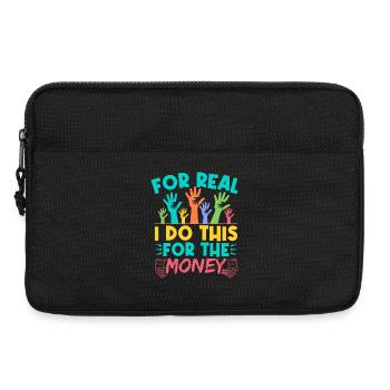 Social Worker Quote For Real Do This For Money - Laptoptasche 13" - Schwarz - Vorne