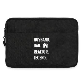 Husband Father Realtor Legend - Laptop bag 13" - black - Front