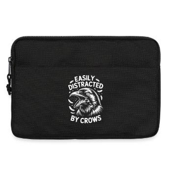 Crows Saying Crow Funny Crow Gift - Laptop bag 13" - black - Front