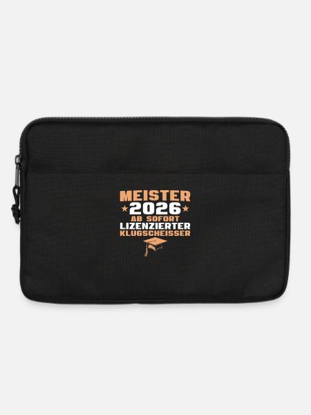 Meister 2026 Meisterprüfung bestandene Ausbildung - Laptoptasche 13" - Schwarz