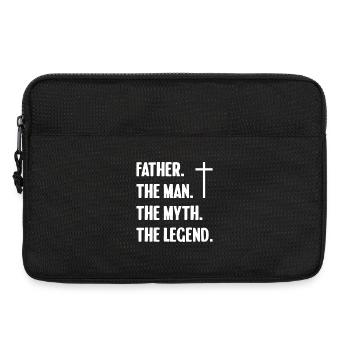 Father Myth Legend Cross - Laptop bag 13" - black - Front