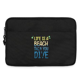 Plongeur Plongeur Snorkeling Plongeur récréatif - Sacoche pour ordinateur portable 13 pouces - noir - Devant