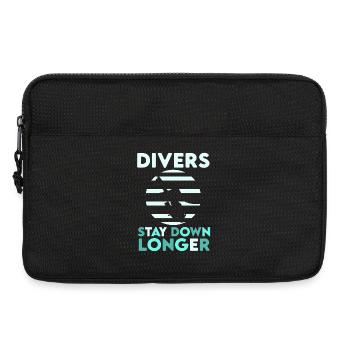 Plongeur Plongeur Snorkeling Plongeur récréatif - Sacoche pour ordinateur portable 13 pouces - noir - Devant
