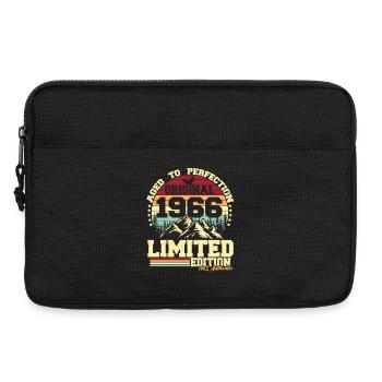 Original 1966 Vintage Retro Birthday Gift - Laptop bag 13" - black - Front