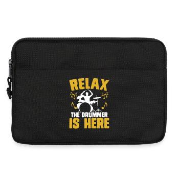 Drummer Drums - Laptop bag 13" - black - Front