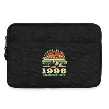 1996 Vintage Retro Birthday Gift - Laptop bag 13" - black - Front